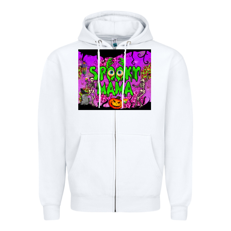 Spooky Mama Tumbler Zipper Hoodie by BundleAndBundleShop | Teevron
