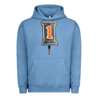 Pigment Pebble Blue marker 1 chain fa element Urban Hoodie - FaDigitalArtStudio