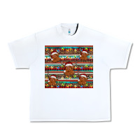 White christmas turquoise serape highland cow Urban Heavy Tee - BarkalooDesign