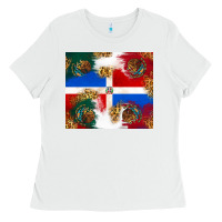 White Mexican and Dominican Republic Ladies Tee - texasbilliewilder