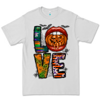 Dove Grey Love Halloween Lips Premium Tee - CowhideDigitalArt