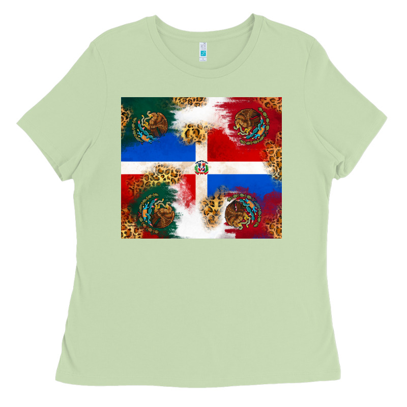 Mexican And Dominican Republic Ladies Tee by texasbilliewilder | Teevron