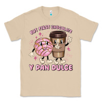 Mushroom but first chocolate y pan dulce Classic Tee - MaliasSmallBusiness