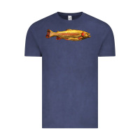 Vintage Denim golden trout west virginia Vintage Tee - LillyAllenDesigns