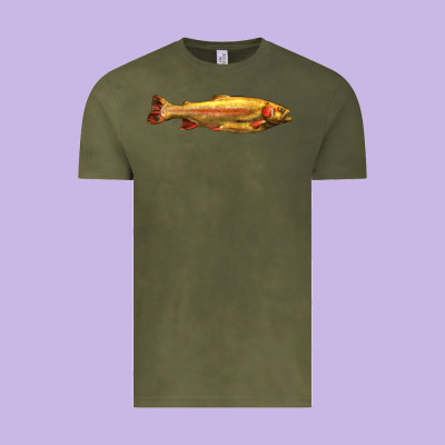 Golden Trout West Virginia Vintage Tee Designed By Lillyallendesigns