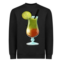 Black Margarita Glass Heavyweight Sweatshirt - Jasminsmagicworld