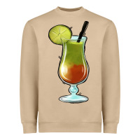 Mushroom Margarita Glass Heavyweight Sweatshirt - Jasminsmagicworld