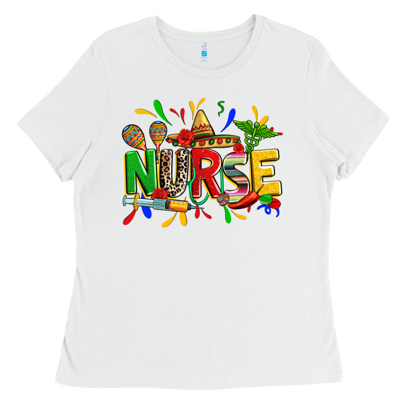 Cinco De Mayo Nurse Ladies Tee by Zillion Design Studio | Teevron