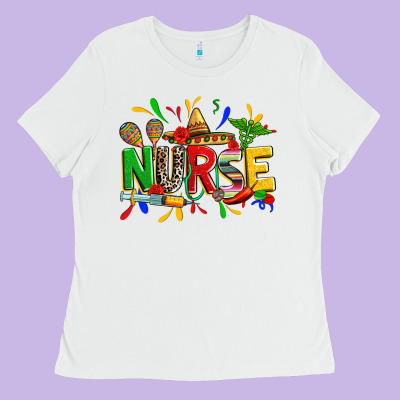 Cinco De Mayo Nurse Ladies Tee Designed By Zillion Design Studio