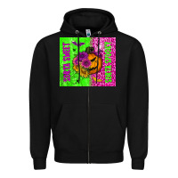 Black sorta sweet sorta spooky tumbler Zipper Hoodie - BundleAndBundleShop