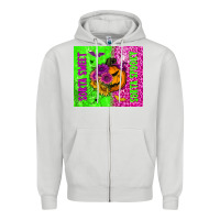Dove Grey sorta sweet sorta spooky tumbler Zipper Hoodie - BundleAndBundleShop