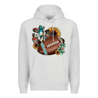 Dove Grey football cactus sunflower Premium Hoodie - JahusDesignShop
