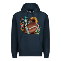 Navy football cactus sunflower Premium Hoodie - JahusDesignShop