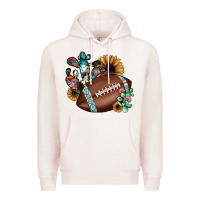 Football Cactus Sunflower Premium Hoodie | Teevron