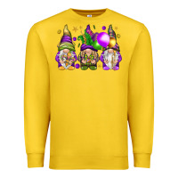 Lemon Mardi Gras gnomes Premium Sweatshirt - NancyCooperArtShop