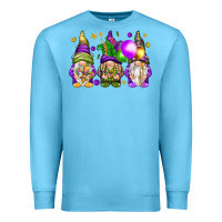 Ocean Blue Mardi Gras gnomes Premium Sweatshirt - NancyCooperArtShop