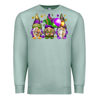 Seafoam Mardi Gras gnomes Premium Sweatshirt - NancyCooperArtShop