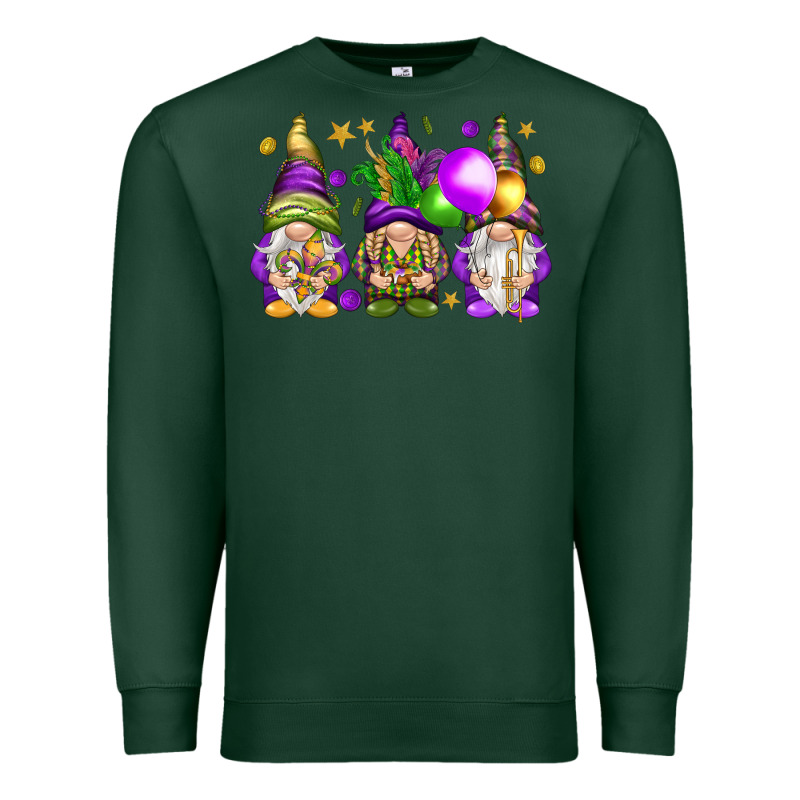 Mardi Gras Gnomes Premium Sweatshirt by NancyCooperArtShop | Teevron