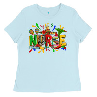 Baby Blue cinco de mayo nurse Ladies Tee - Zillion Design Studio