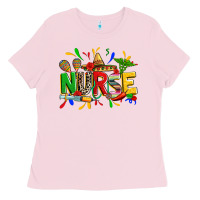 Bubblegum Pink cinco de mayo nurse Ladies Tee - Zillion Design Studio