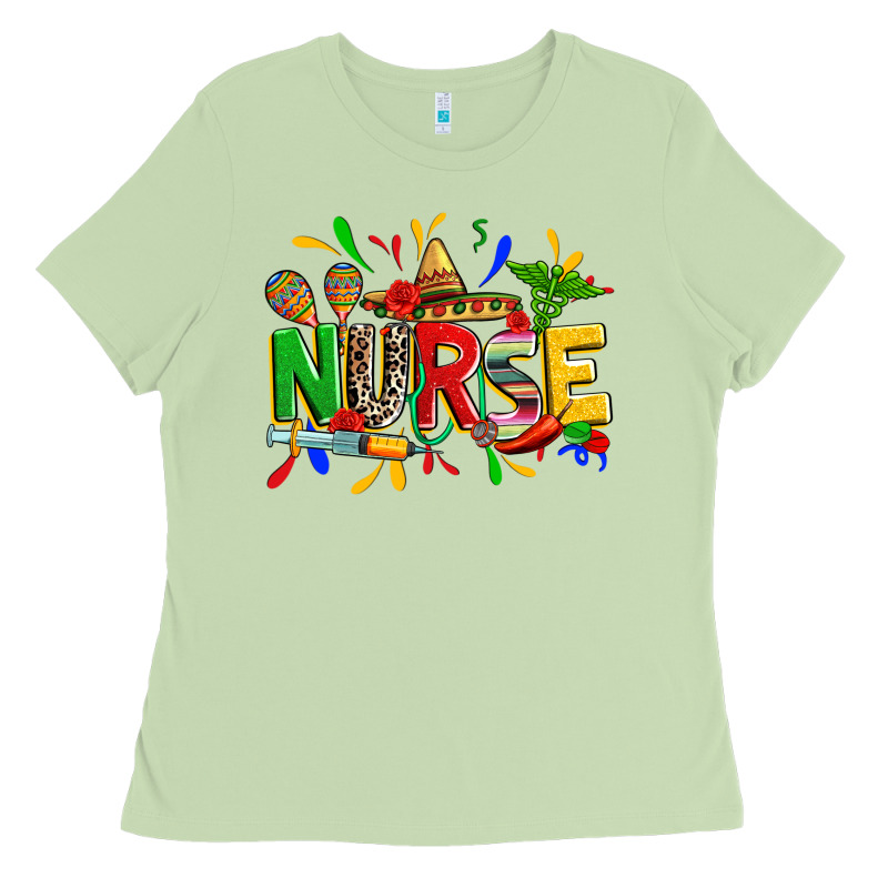 Cinco De Mayo Nurse Ladies Tee by Zillion Design Studio | Teevron