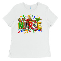 White cinco de mayo nurse Ladies Tee - Zillion Design Studio
