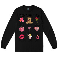 Black god says i am valentine's day Long Sleeve Tee - MaliasSmallBusiness