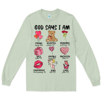 Matcha god says i am valentine's day Long Sleeve Tee - MaliasSmallBusiness