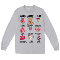 Moon Dust god says i am valentine's day Long Sleeve Tee - MaliasSmallBusiness