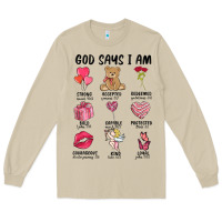 Mushroom god says i am valentine's day Long Sleeve Tee - MaliasSmallBusiness