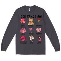 Smoke god says i am valentine's day Long Sleeve Tee - MaliasSmallBusiness