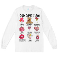 White god says i am valentine's day Long Sleeve Tee - MaliasSmallBusiness