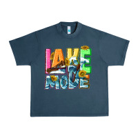 Midnight Navy Lake mode summer Urban Heavy Tee - NancyCooperArtShop