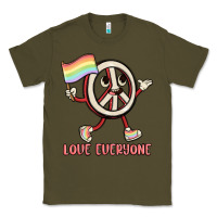 Army Green love everyone Classic Tee - MaliasSmallBusiness