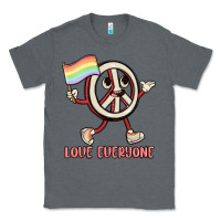 Charcoal Heather love everyone Classic Tee - MaliasSmallBusiness