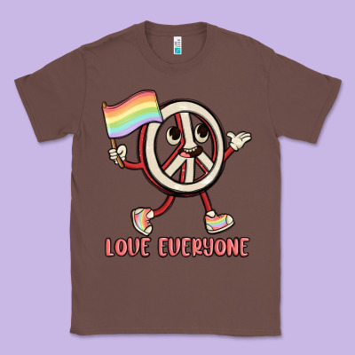 Love Everyone Classic Tee Designed By Maliassmallbusiness