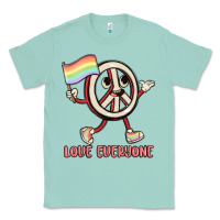 Seafoam love everyone Classic Tee - MaliasSmallBusiness