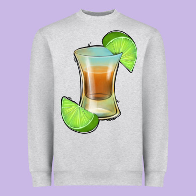 Tequila Shot Heavyweight Sweatshirt Designed By Jasminsmagicworld