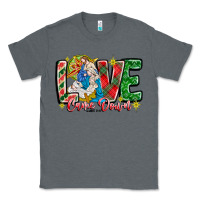 Charcoal Heather Love Came Down Classic Tee - CowhideDigitalArt