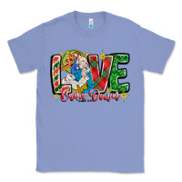 Colony Blue Love Came Down Classic Tee - CowhideDigitalArt
