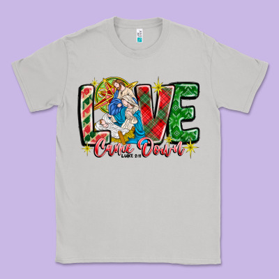 Love Came Down Classic Tee Designed By Cowhidedigitalart