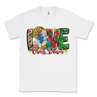 White Love Came Down Classic Tee - CowhideDigitalArt