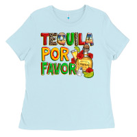 Baby Blue tequila por favor Ladies Tee - Zillion Design Studio