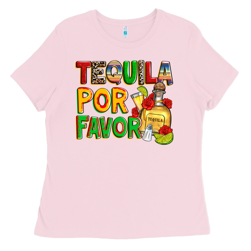 Tequila Por Favor Ladies Tee by Zillion Design Studio | Teevron