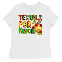 White tequila por favor Ladies Tee - Zillion Design Studio