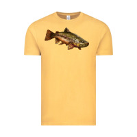 Vintage Mustard brown trout Vintage Tee - LillyAllenDesigns
