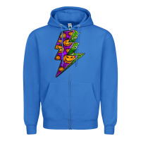 True Royal halloween lightning bolt Zipper Hoodie - BundleAndBundleShop