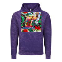 Cloud Purple flamenco dancer seamless pattern Vintage Hoodie - BundleAndBundleShop