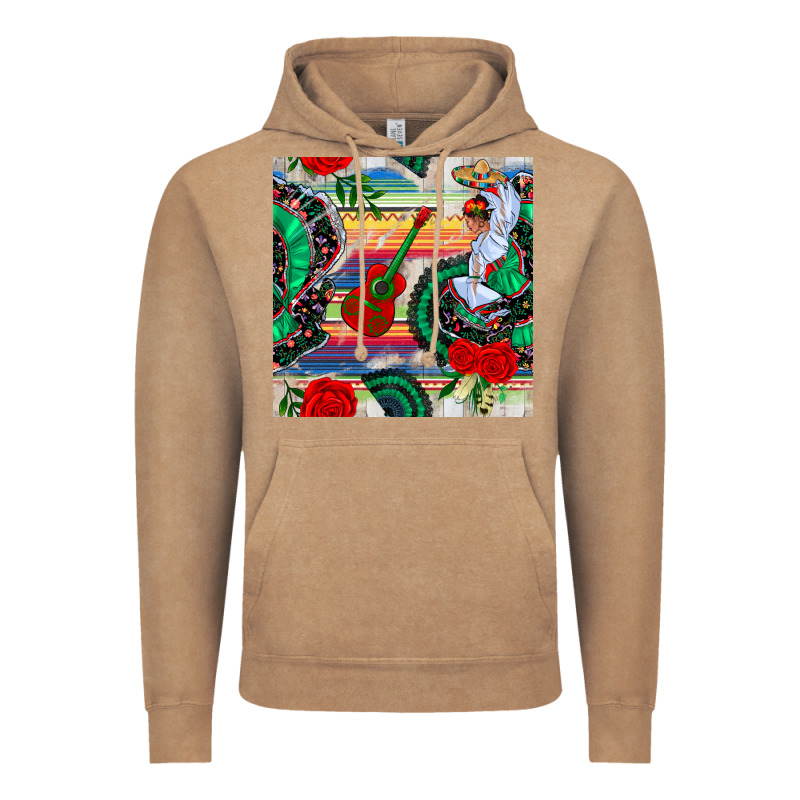 Flamenco Dancer Seamless Pattern Vintage Hoodie by BundleAndBundleShop | Teevron