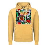 Vintage Mustard flamenco dancer seamless pattern Vintage Hoodie - BundleAndBundleShop